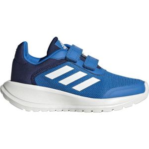 adidas Tensaur Run Sneakers uniseks-kind, Blue Rush/Core White/Dark Blue Strap, 32 EU