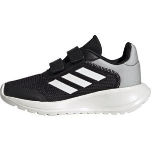 adidas Tensaur Run - Kindertrainers - Zwart - Gerecycled Materiaal