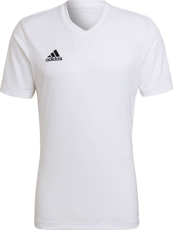 adidas Entrada 22 - Sportshirt - Heren - Slimfit - V-hals - Korte Mouwen - 100% Gerecycled Polyester