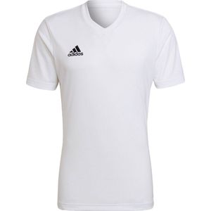 adidas Entrada 22 - Sportshirt - Heren - Slimfit - V-hals - Korte Mouwen - 100% Gerecycled Polyester