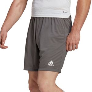 Adidas - Entrada 22 - Sportshort - Grijs - Vochtafvoerend - Gerecycled Materiaal