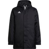 adidas - Entrada 22 - Jas - Zwart/Wit - 100% Nylon, 90% Gerecycled Polyester