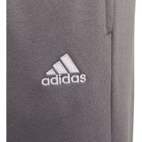 adidas Entrada 22 - Trainingsbroek - Grijs Wit - Fleece - Standaard Pasvorm
