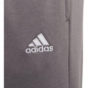 adidas Entrada 22 Trainingsbroek - Grijs Wit - Fleece - Standaard Pasvorm