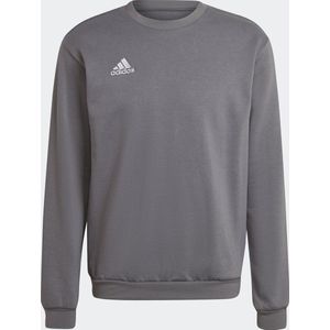 adidas Entrada 22 SW-Top Herren Rundhals-Pullover nachhaltiger Herren Baumwoll-Sweater Sweatshirt H57479 Grau