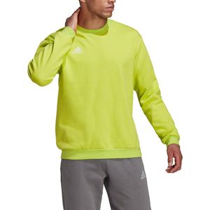 adidas - Entrada 22 - Sweatshirt - Grijs - 70% Katoen 30% Gerecycled Polyester