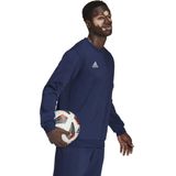 adidas Entrada 22 SW-Top Herren Rundhals-Pullover nachhaltiger Herren Baumwoll-Sweater Sweatshirt H57480 Navy