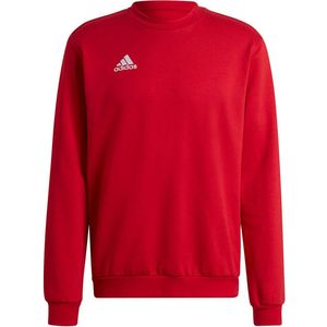 adidas - Entrada 22 Crew - Sweater - Rood - Wit