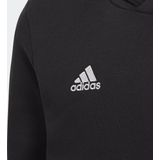 adidas - Entrada 22 - Sweat Hoodie - Zwart Wit - Fleece - Capuchon