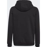 adidas - Entrada 22 - Sweat Hoodie - Zwart Wit - Fleece - Capuchon