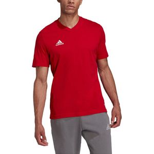 Adidas Entrada T-Shirt Heren - Rood