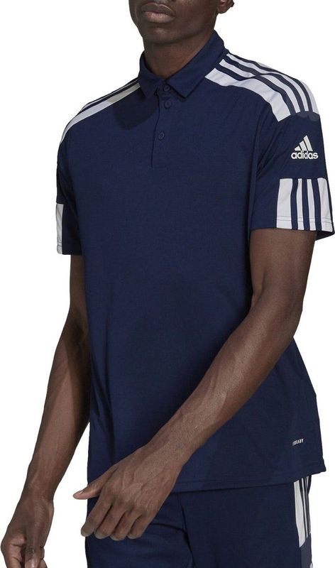 adidas - Squadra 21 - Voetbalpoloshirt - Zwart - 100% Gerecycled Polyester
