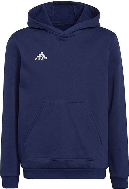 adidas Entrada 22 Hoodie - Donkerblauw - Fleece - Capuchon