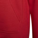 adidas Entrada 22 - Sweat Hoodie - Rood Wit - Fleece Materiaal - Capuchon