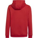 adidas Entrada 22 - Sweat Hoodie - Rood Wit - Fleece Materiaal - Capuchon