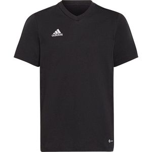 adidas - Entrada 22 - Sportshirt - Zwart - 100% Katoen
