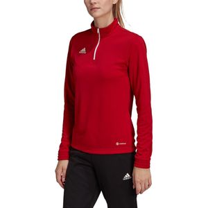 adidas Entrada 22 Training Top Sweatshirt Dames - Slimfit - Halve Ritssluiting