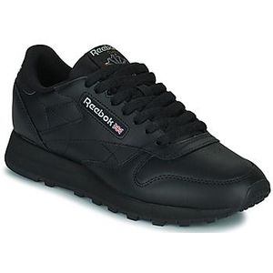 Reebok Classic Leather Sneakers Laag - zwart - Maat 39