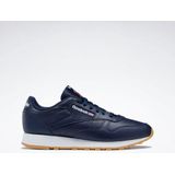 Reebok Classic Leather uniseks-volwassene Sneaker ,Blue ,34 EU