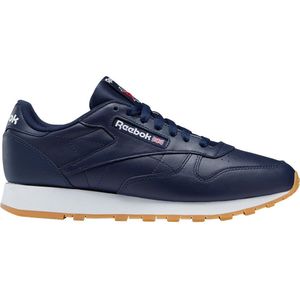 Reebok Classic Leather uniseks-volwassene Sneaker ,Blue ,34 EU