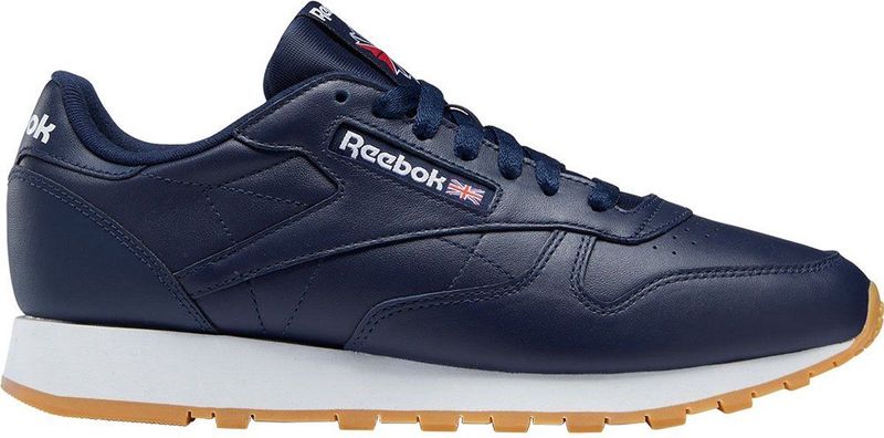 Reebok Classic Leather uniseks-volwassene Sneaker ,Blue ,34 EU