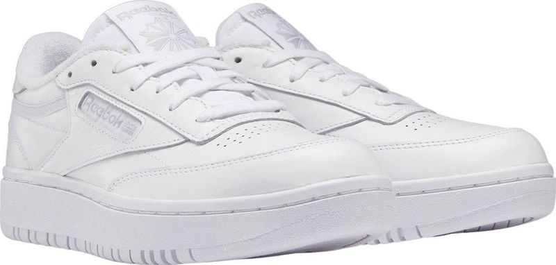 Reebok - CLUB C DOUBLE - Sneaker - Wit - Katoen