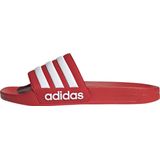 Adidas adilette shower in de kleur rood.