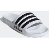 adidas ADILETTE SHOWER SLIDES uniseks-volwassene sandalen Douche- en badschoenen, Ftwr White/Core Black/Ftwr White, 42 EU