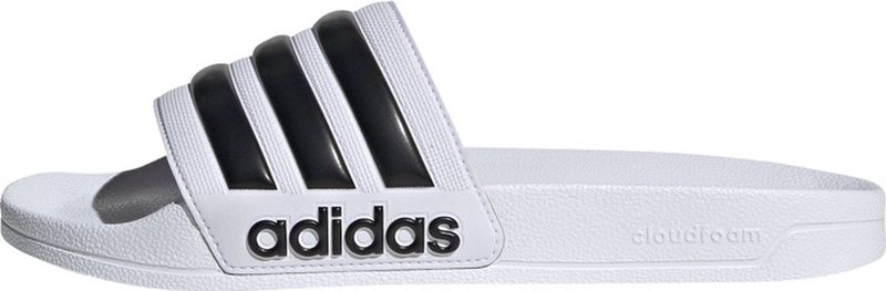 Adidas - Adilette - Slippers - Zwart - Synthetisch Materiaal