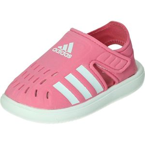 Adidas closed-toe summer in de kleur roze.