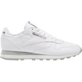 Reebok Klassiek leer uniseks-volwassene Gymschoen, Ftwr Wit Zuiver Grijs 3 Puur Grijs 7, 36 EU