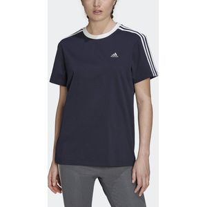 adidas Sportswear Essentials 3-Stripes T-shirt - Dames - Blauw
