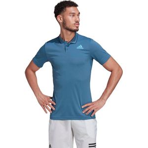 adidas Gameset - Tennis Poloshirt - Wit - 100% Gerecycled Polyester