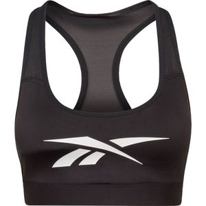 Reebok - Lux Vector Racer - Sportbeha - Zwart - Ademend Materiaal