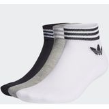 adidas Sokken X3 Ankle Trefoil Zwart - Meerkleurig - Set van 3
