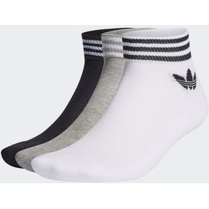 adidas Sokken X3 Ankle Trefoil Zwart - Meerkleurig - Set van 3