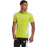 adidas - Condivo 22 - Voetbalshirt - Geel - 100% Gerecycled Polyester