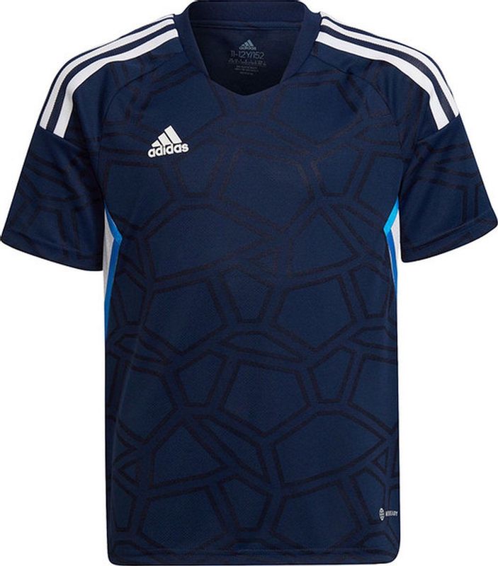 Adidas - Condivo 22 - T-shirt - Zwart - 100% Gerecycled Polyester, Vochtabsorberend AEROREADY