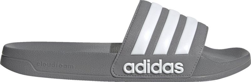 adidas - Adilette - Teenslippers - Zwart - Synthetisch - Cloudfoam