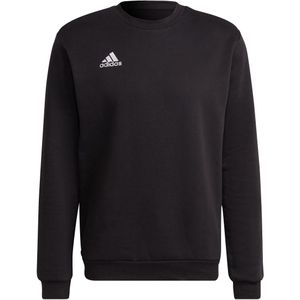 adidasvoor mannen. H57478 Sweatshirt Entrada 22 zwart (3XL), Casual, Katoen, Gerecycled polyester, Duurzaam