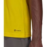 Adidas Entrada Shirt Korte Mouw Heren - Geel Zwart