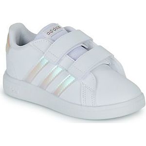 adidas Sneaker Grand Court 2.0 Cf I uniseks-kind tennisschoenen , ftwr white/iridescent/ftwr white , 25.5 EU