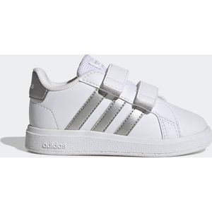 adidas - Sneakers - Wit - Synthetisch Leer - Klittenbandsluiting