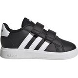 adidas - Sneakers - Zwart - Synthetisch Leer - Klittenbandsluiting