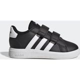 adidas - Sneakers - Zwart - Synthetisch Leer - Klittenbandsluiting