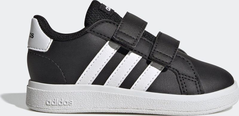 adidas - Sneakers - Zwart - Synthetisch Leer - Klittenbandsluiting