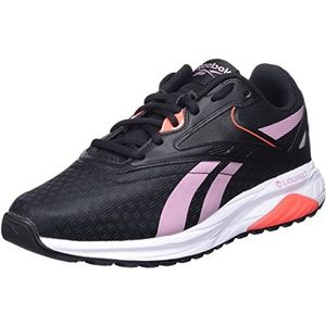 Reebok Heren Liquifect 90 2 Sneakers, Core Black/Infused Lila/Orange Flare, 5 UK, Core Zwart doordrenkt Lila Oranje Flare, 37.5 EU