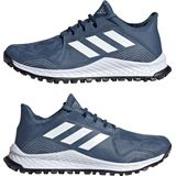 Adidas - Youngstar - Hockeyschoenen - Blauw - Synthetisch Bovenwerk - Rubberen Loopzool