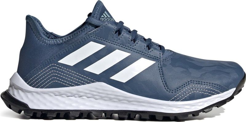Adidas - Youngstar - Hockeyschoenen - Blauw - Synthetisch Bovenwerk - Rubberen Loopzool