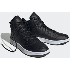 adidas Sportswear Hoops 3.0 Mid Lifestyle Basketball Classic Winterschoenen - Unisex - Zwart- 46